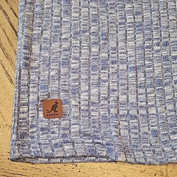 Mens Kangol hooded blue sweater size L NWT - Picture 2 of 13
